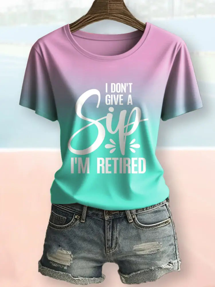 Dampensionering T-shirt skyblåa / S