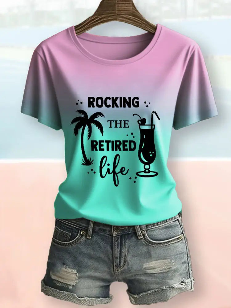 Dampensionering T-shirt skyblåa / S