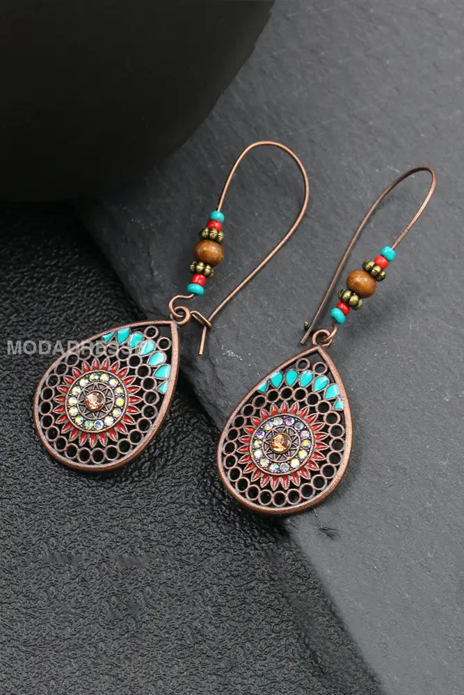 Geometriske øreringer kopar