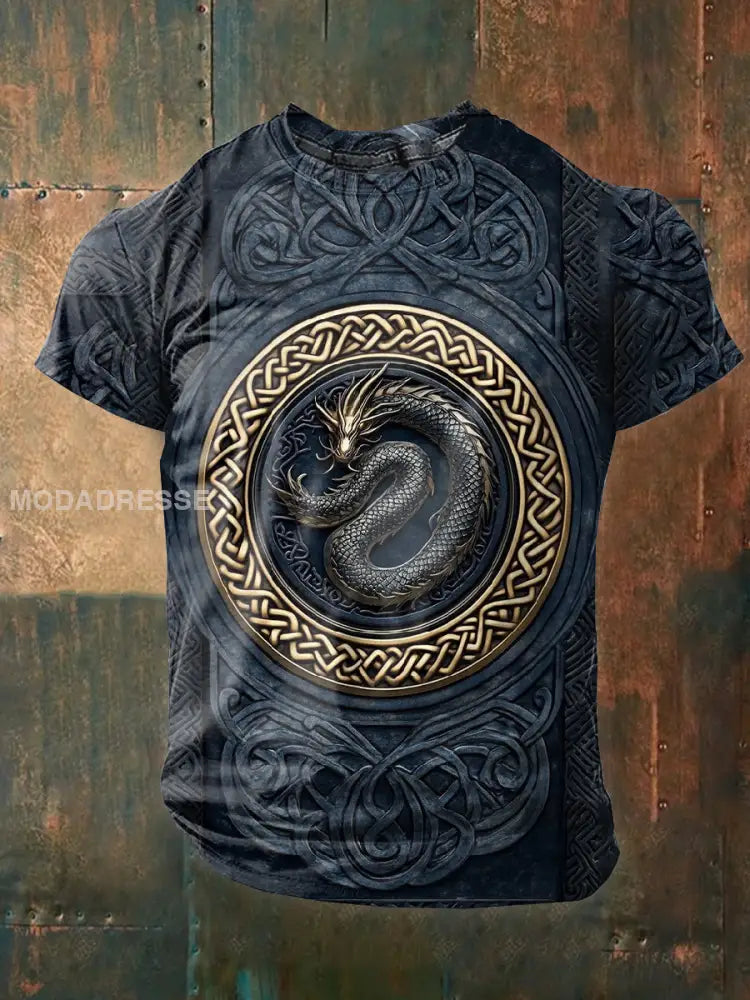 Herrens svenska Viking Tema T-shirt som bild / S