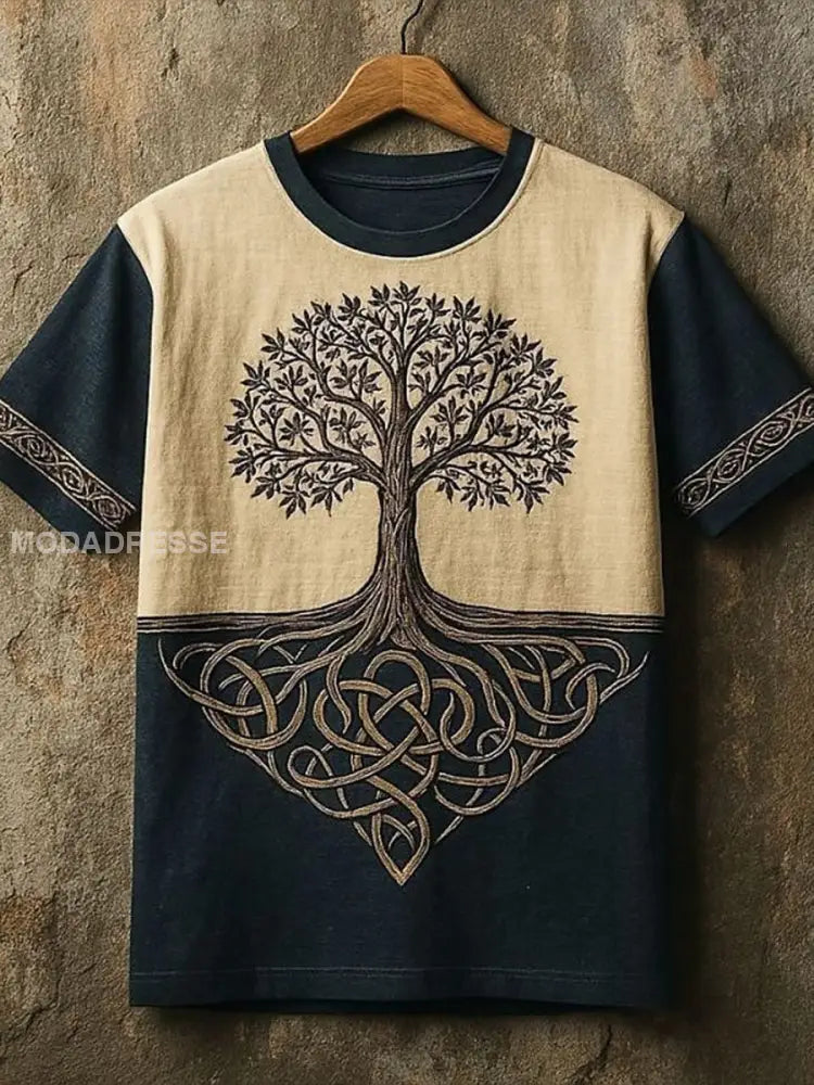 Herrens Viking T shirt som bild / S