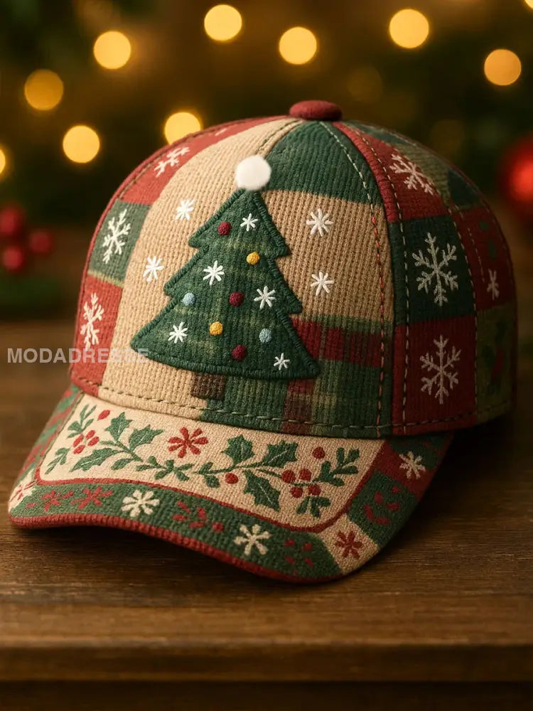 Julgran konst utskrift Casual Unisex hatt som bild / ONE