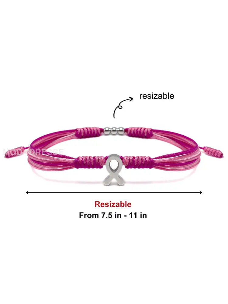 Kvinnor bröstcancer rosa armband runk / ONE