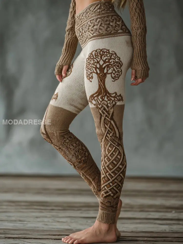 Kvinnors vikingarg ljusbrun / S