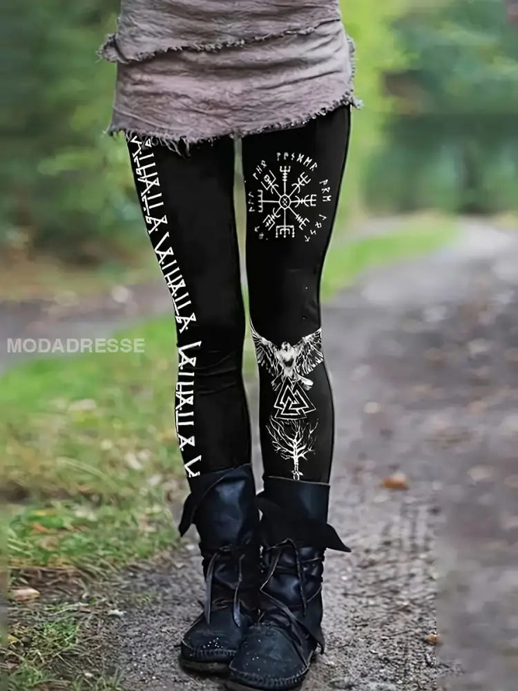 Kvinnors vikingarg svart / S