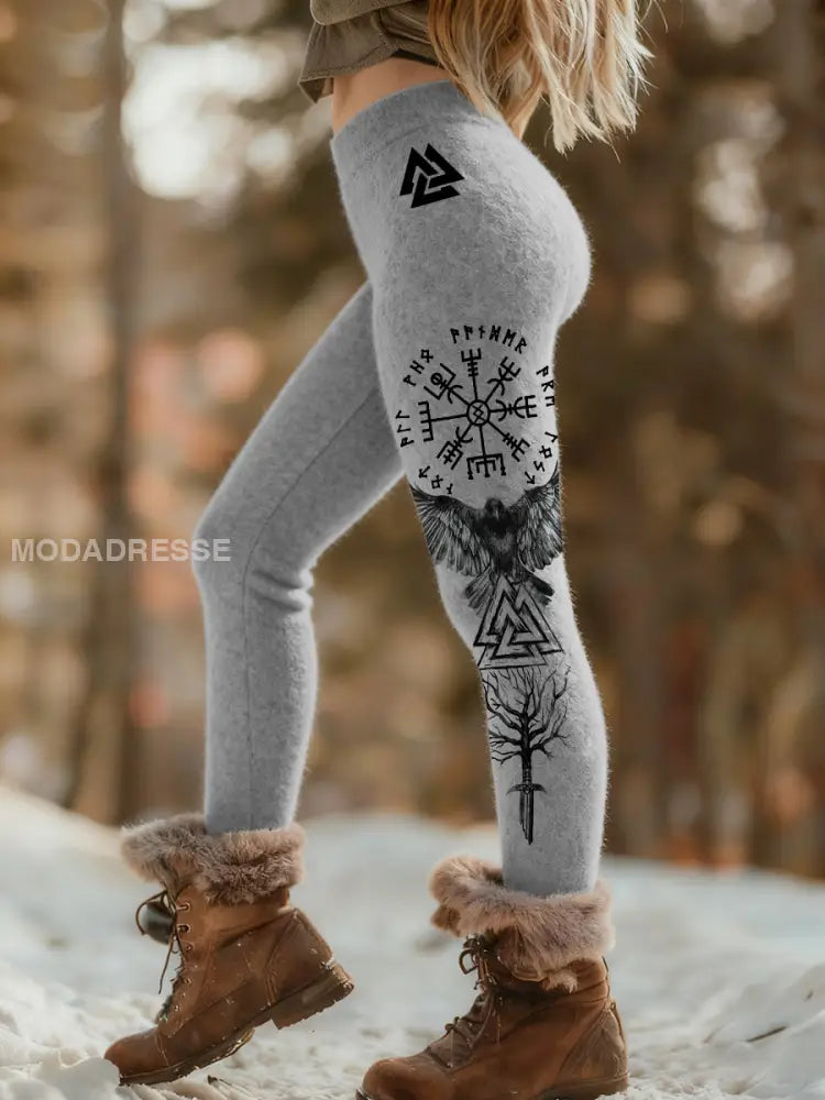 Kvinnors vikingaspång grå / S