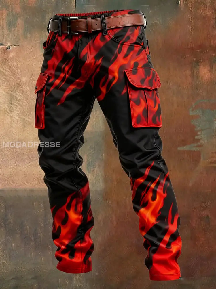 Mäns Retro Business Style Casual Work Byxor A / S