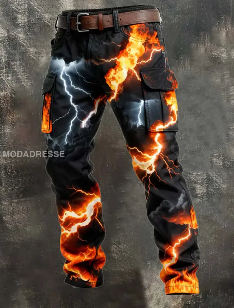 Mäns Retro Business Style Casual Work Byxor A / S