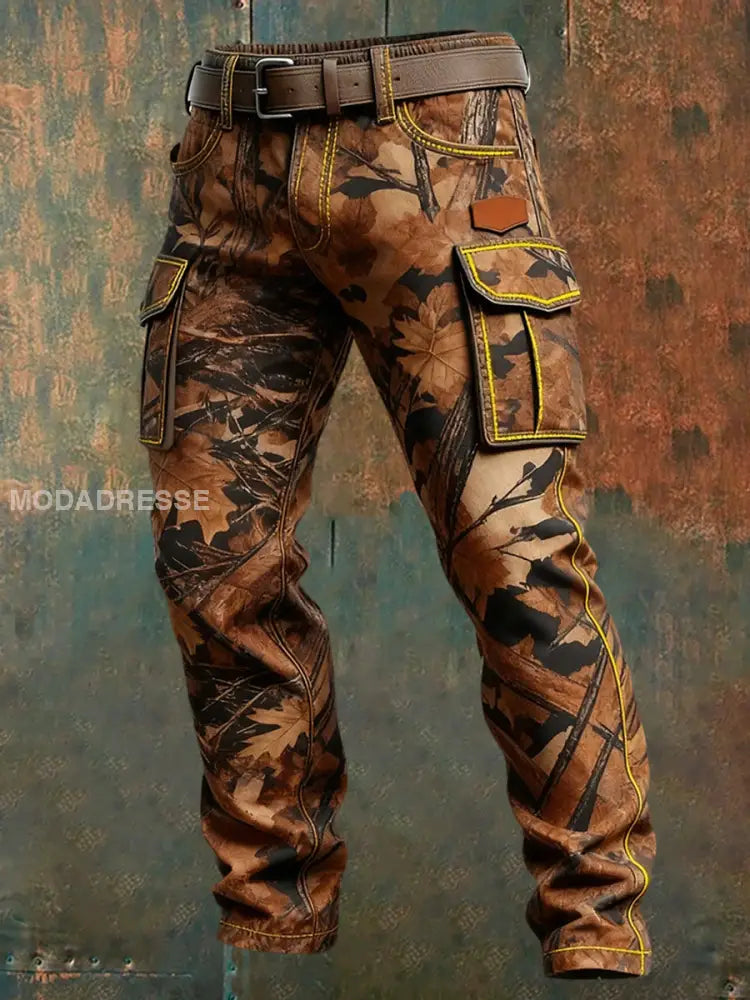 Mäns Retro Business Style Casual Work Byxor A / S