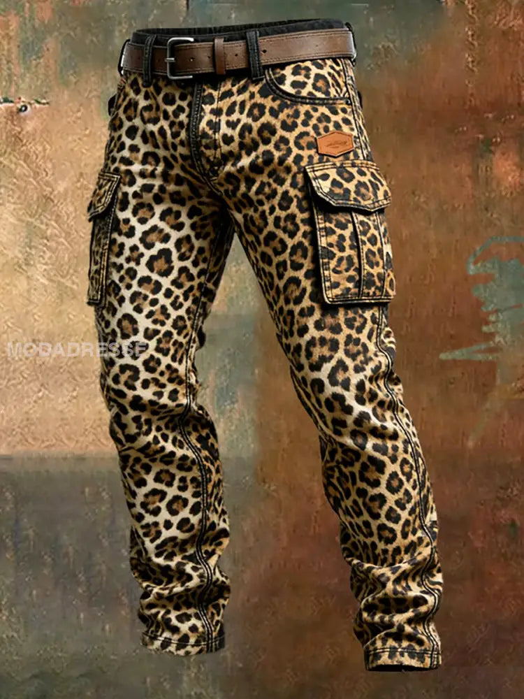 Mäns Retro Business Style Casual Work Byxor A / S