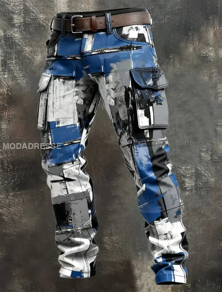 Mäns Retro Business Style Casual Work Byxor A / S