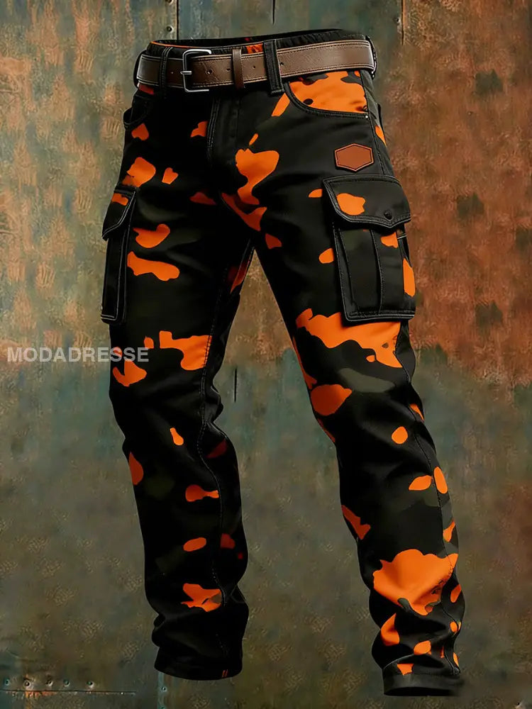 Mäns Retro Business Style Casual Work Byxor A / S