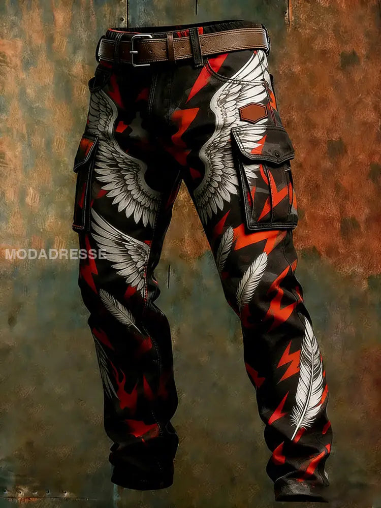 Mäns Retro Business Style Casual Work Byxor A / S