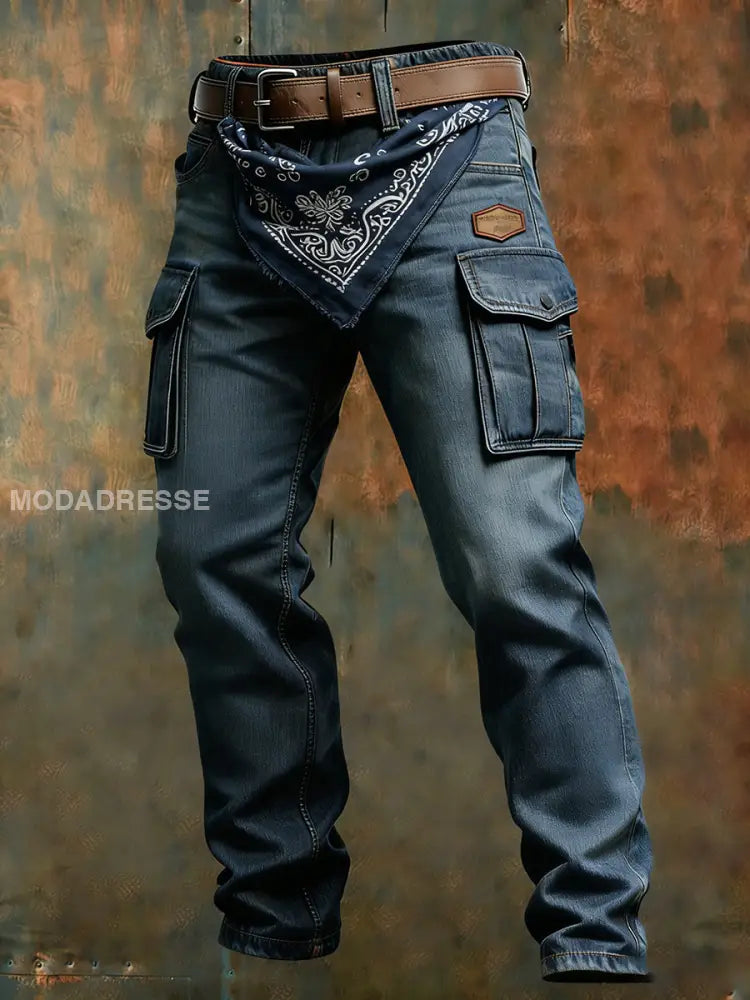 Mäns Retro Business Style Casual Work Byxor A / S