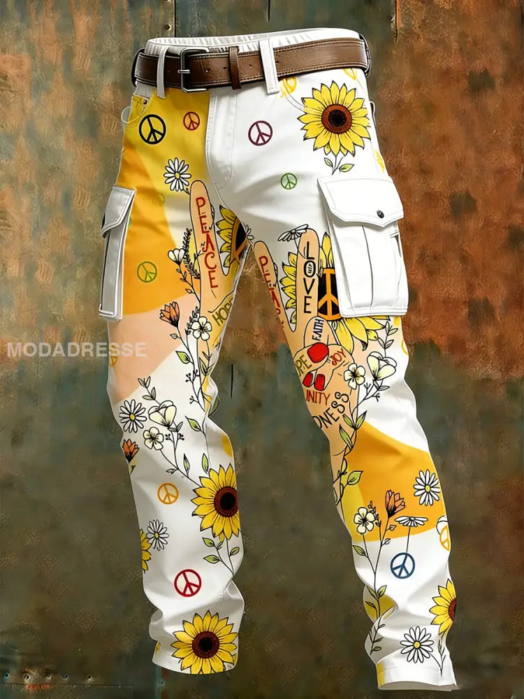 Mäns Retro Business Style Casual Work Byxor A / S