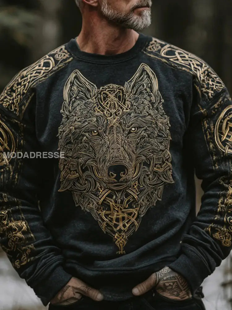 Mäns vikingattröjar som bild / S