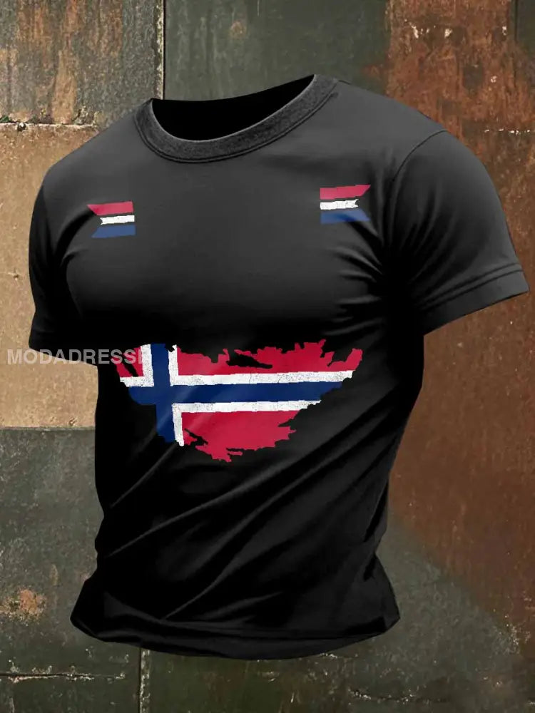 Retro norsk utskrift for herrer som bilete / S