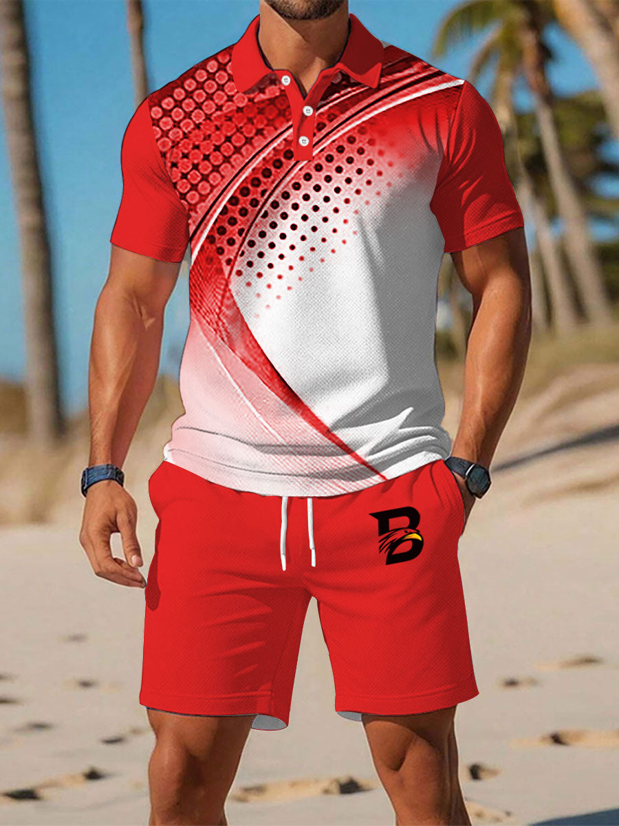 Mäns Casual Business Short-sleeved Kostym