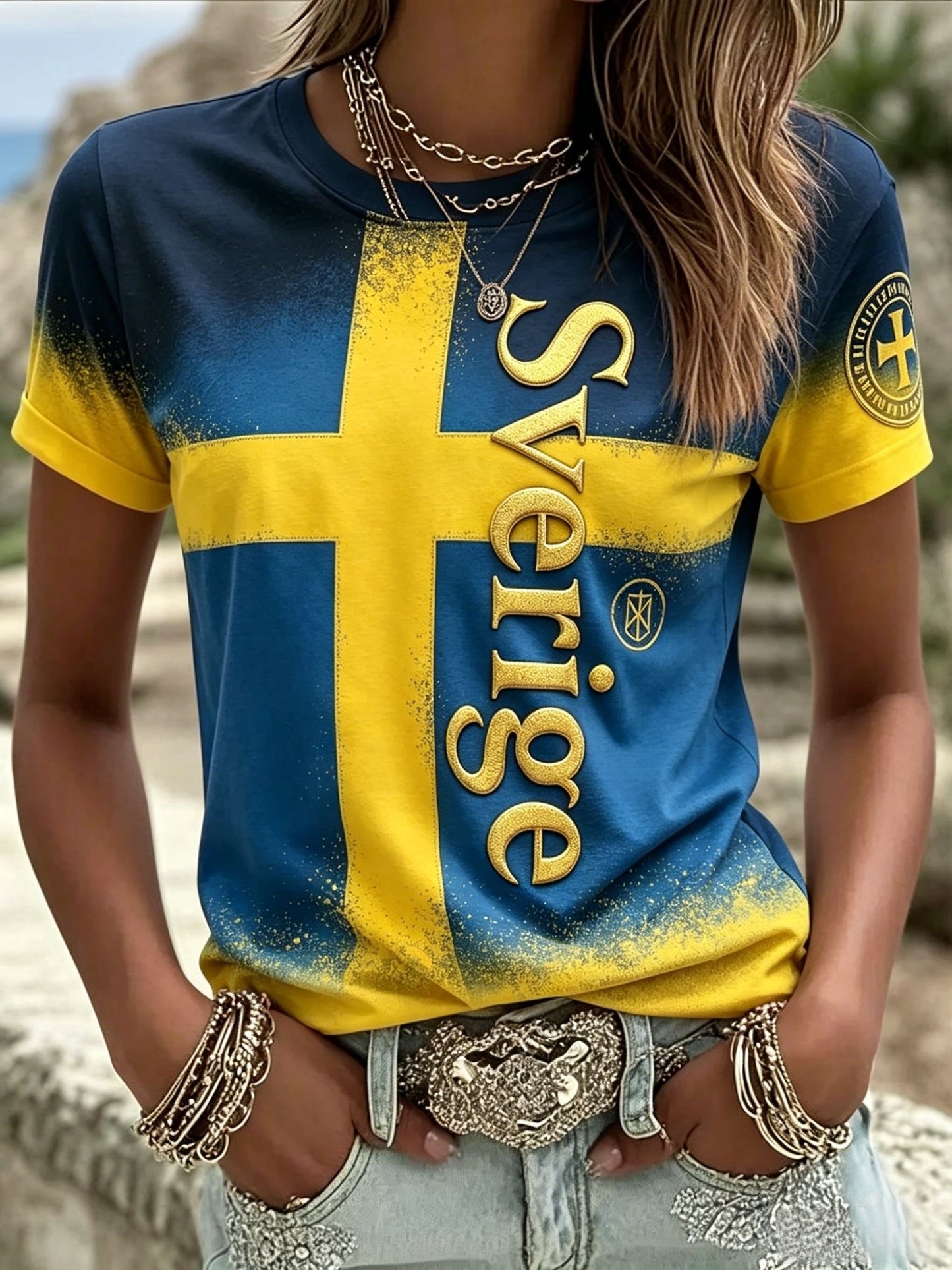 Damtröja i svensk fotboll med korta ärmarna