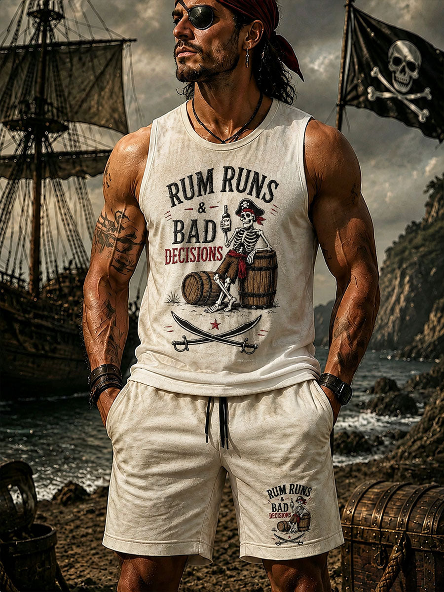 Mäns "Rum Rums dåliga beslut" 2-stycke Sets