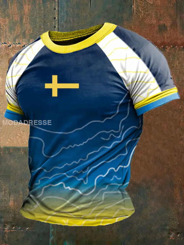 Tryckt T-shirt som bild / S