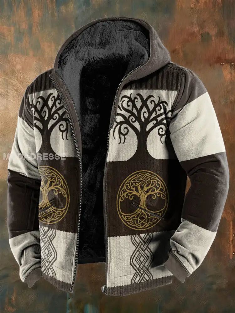 Viking fleece fodrad jacka kaffe / S