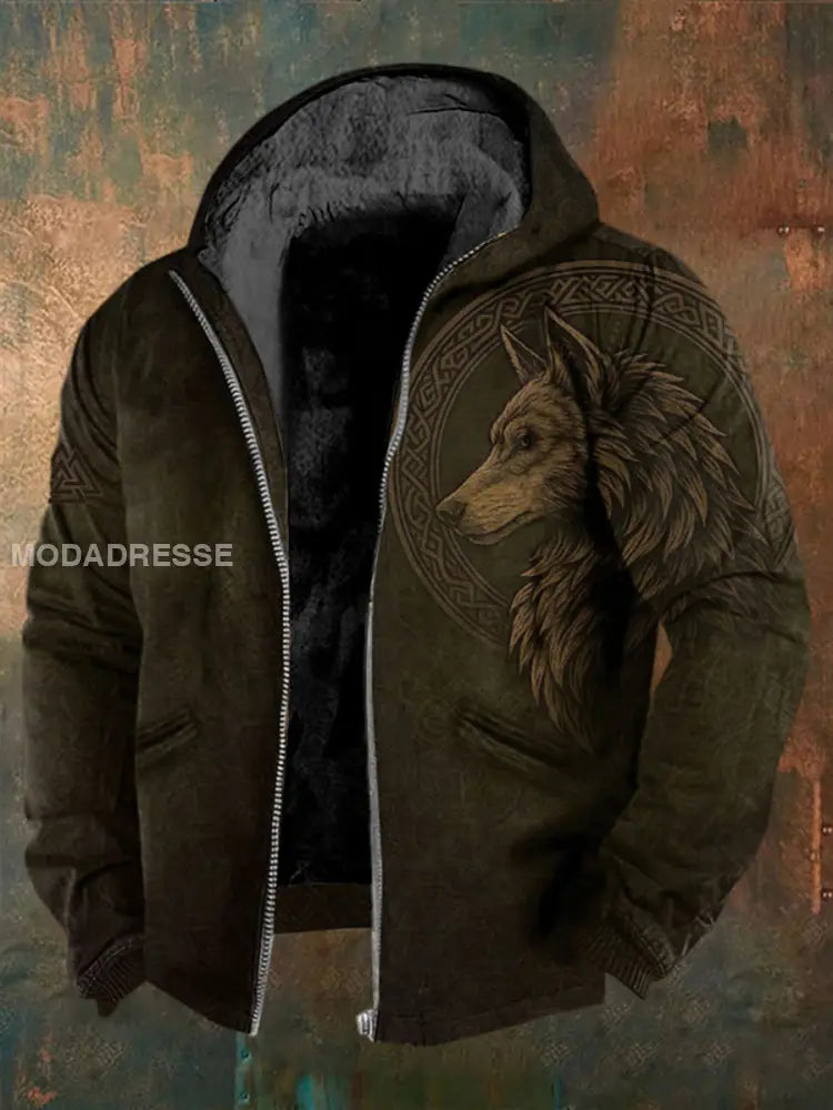 Viking fleece fodrad jacka som bild / S