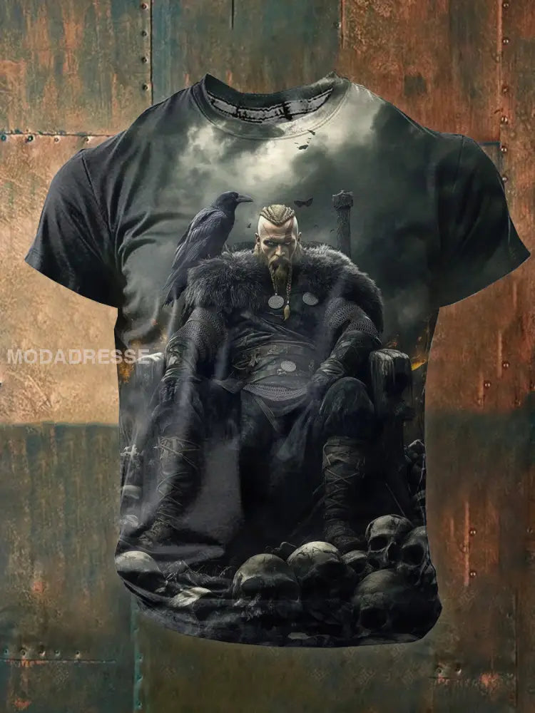 Vintage Viking T-shirt som bild / S