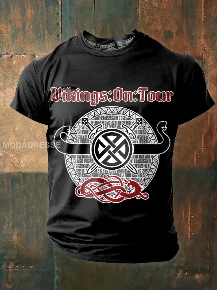 Vintage Viking T-shirt som bild / S