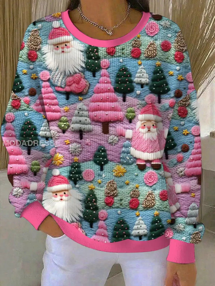 Women’s Santa Claus sweatshirts As picture / S