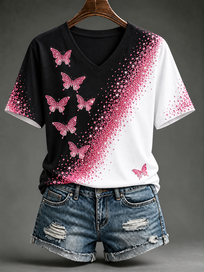 Kvinnors Bröstcancer kortärmad T-shirt