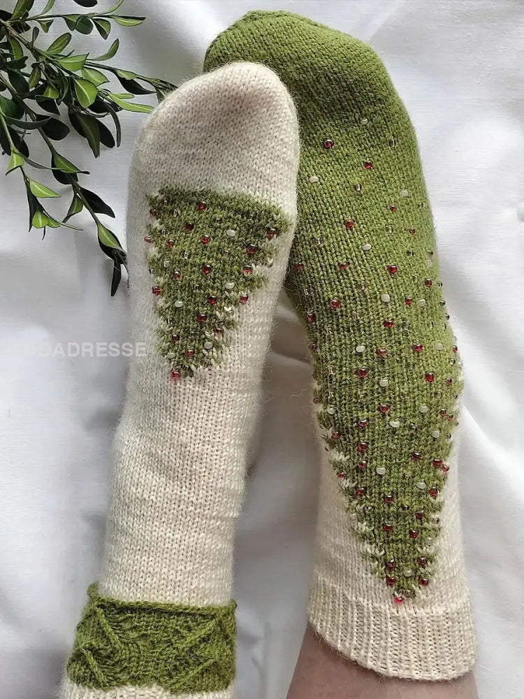 Christmas tree unisex socks As picture / ONE