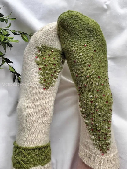 Christmas tree unisex socks As picture / ONE