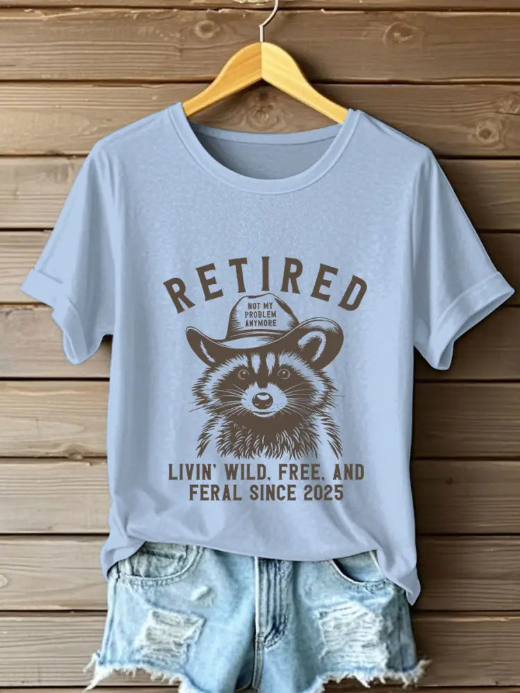 Dampensionering T-shirt skyblå / S