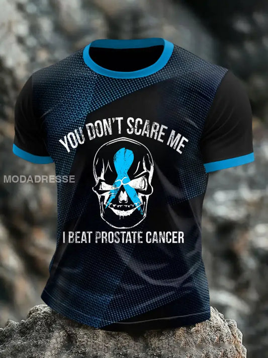 Du skrämmer mig inte jag slår prostatacancer T shirta som bild / S