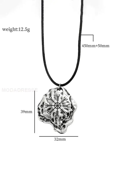 Fashionabla Retro snöflingor Pendant Läder led halsband tillbehör Läder silver.