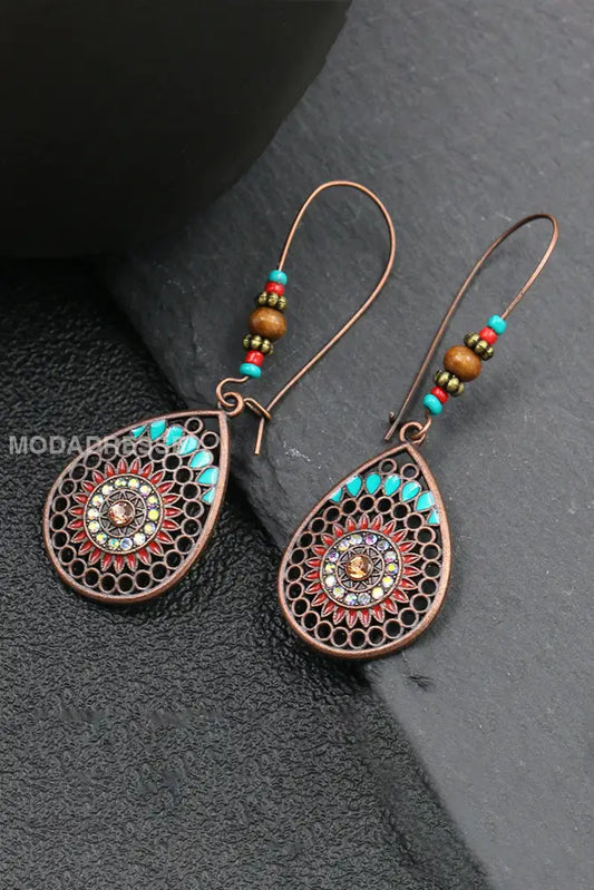 Geometriske øreringer kopar