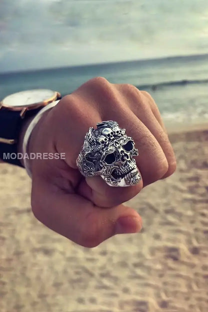 Gothic Punk Skull Ringe