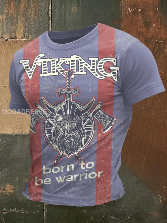 Herrens svenska Viking Tema T-shirt som bild / S