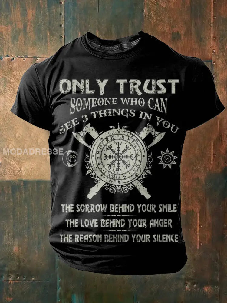 Herrens svenska Viking Tema T-shirt som bild / S