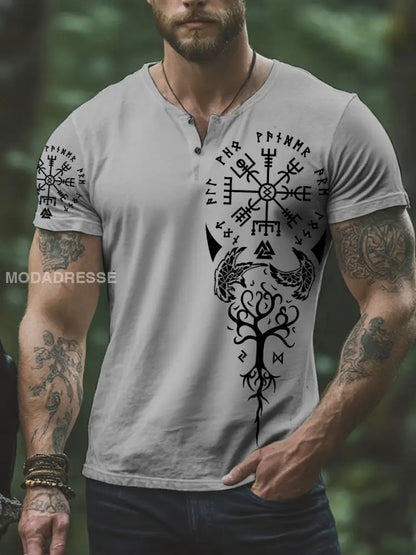 Herrens Viking T-shirt grå / S