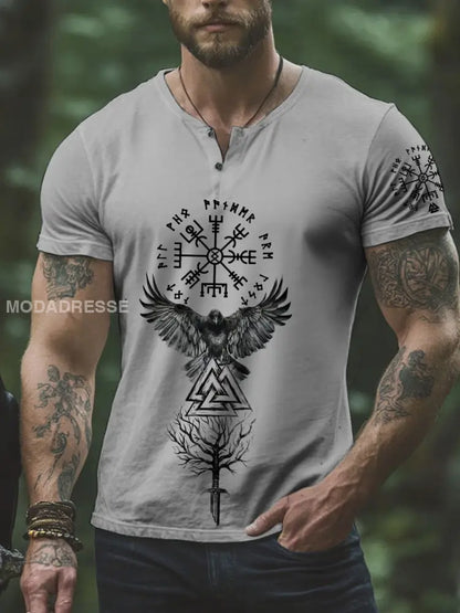 Herrens Viking T-shirt grå / S