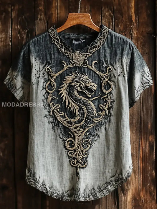 Herrens Viking T-shirt som bild / S