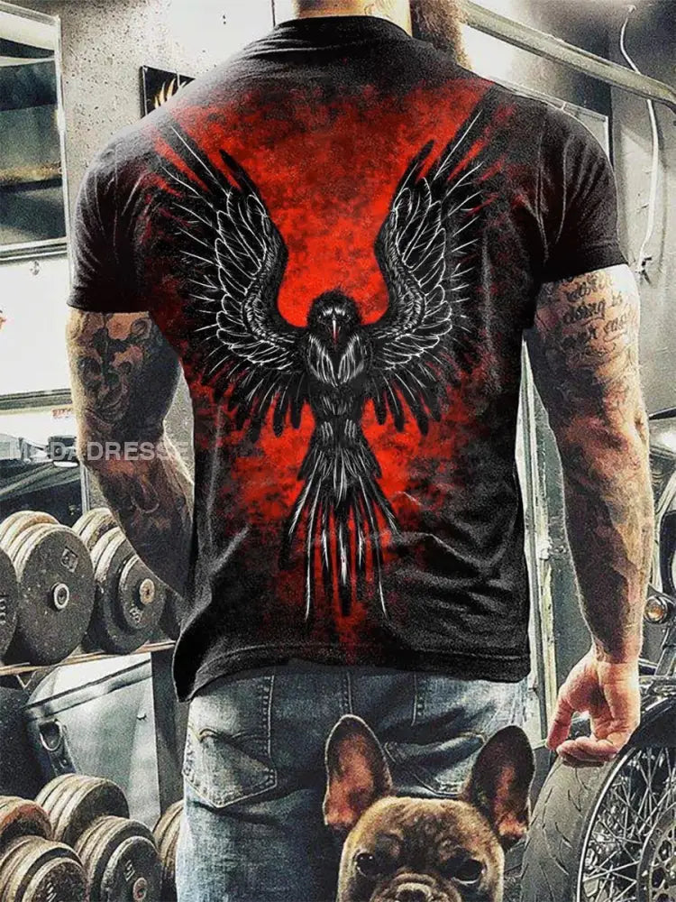 Herrens Viking T-shirt svart / S