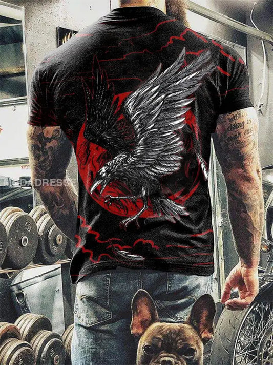 Herrens Viking T-shirt svart / S