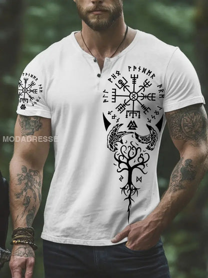 Herrens Viking T-shirt vit / S