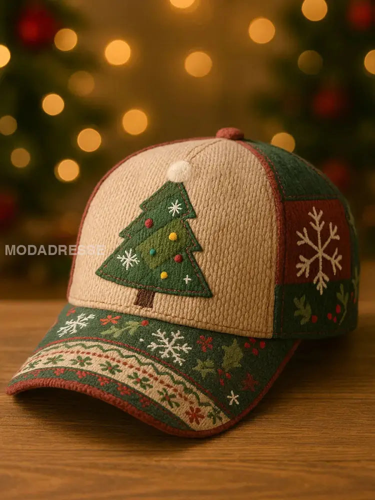 Julgran konst utskrift Casual Unisex hatt som bild / ONE