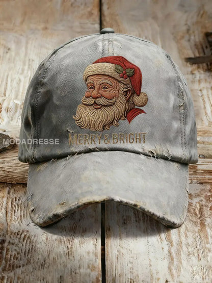 Jultomten tryckt Casual Unisex hatt grå / ONE