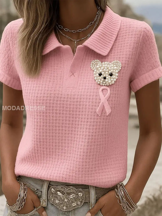 Kvinnor bröstcancer Björnskjorta runk / S