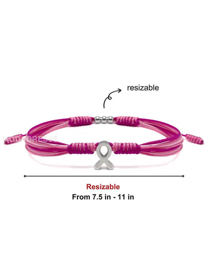 Kvinnor bröstcancer rosa armband runk / ONE